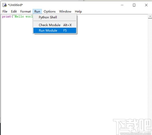 python运行代码的操作方法
