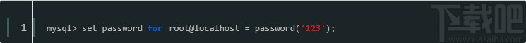 mysql设置密码的操作方法
