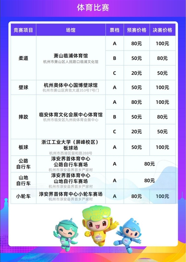 杭州亚运会门票线上正式开售！购买教程：官网、支付宝均可