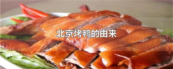 北京烤鸭的由来