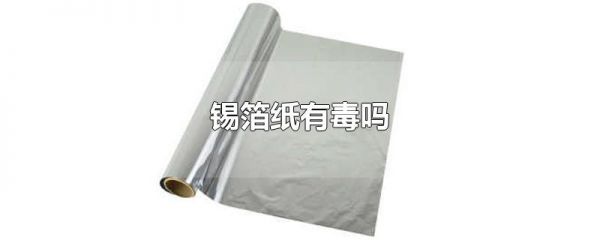 锡箔纸有毒吗