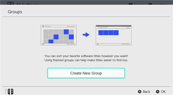 switch14.0系统更新发布 快来查看游戏分组吧
