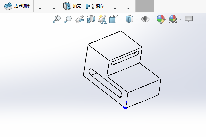 solidworks2024如何设置带边框上色视图效果