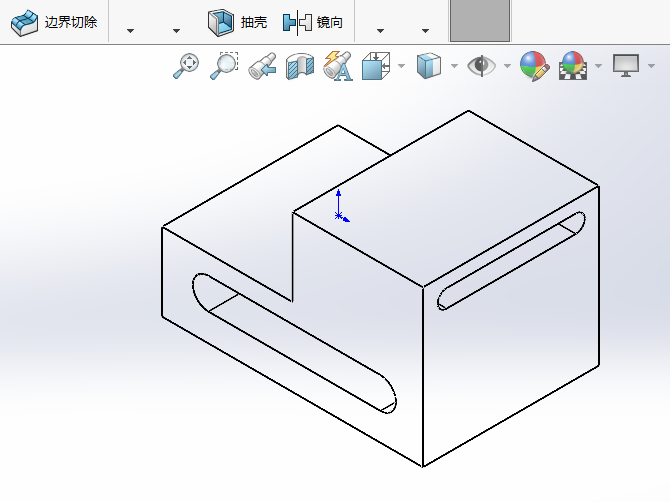 solidworks2024线框零件如何改成上色视图效果