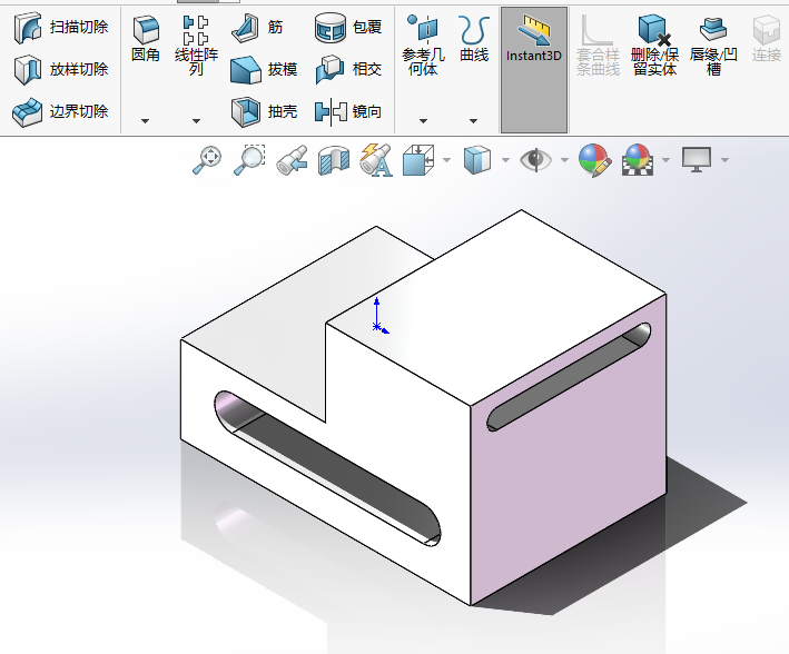 solidworks2024零件怎么设置消除隐藏线效果