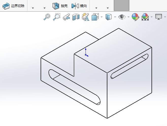 solidworks2024零件怎么设置消除隐藏线效果