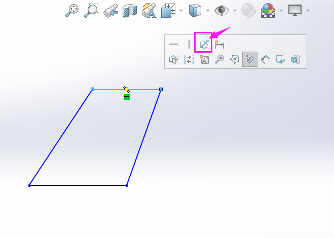 SOLIDWORKS草图对象如何固定