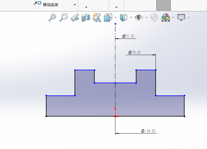 SOLIDWORKS对称线性直径尺寸怎么用