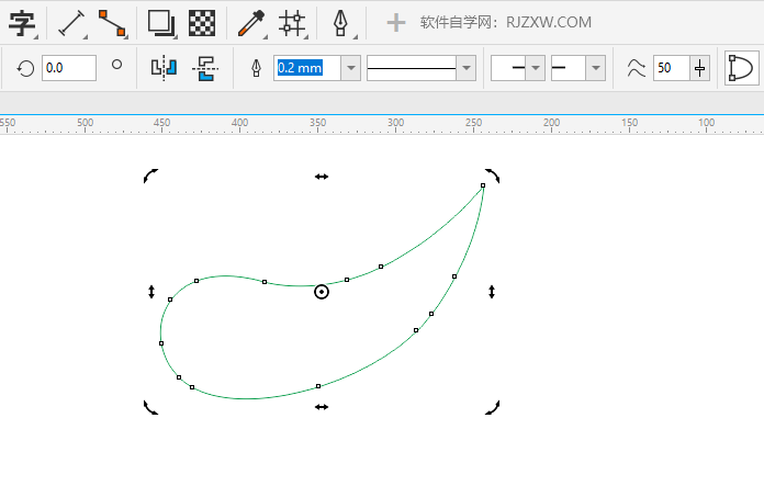 CoreIDRAW取消网状填充效果的方法