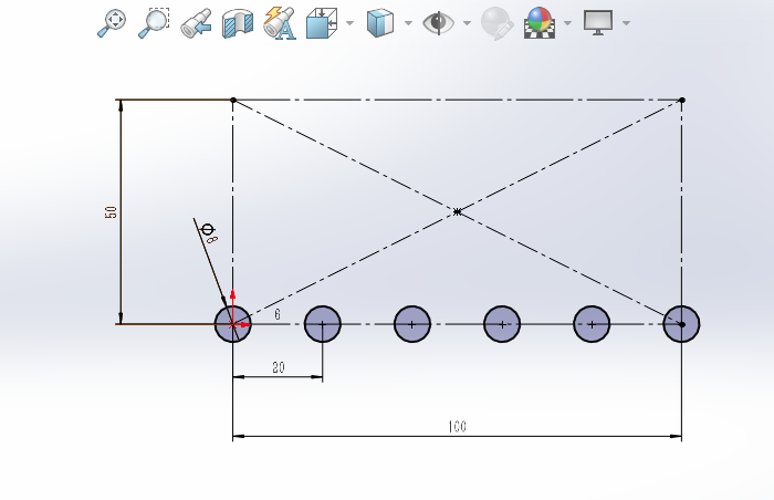 SOLIDWORKS线性草图阵列的方法