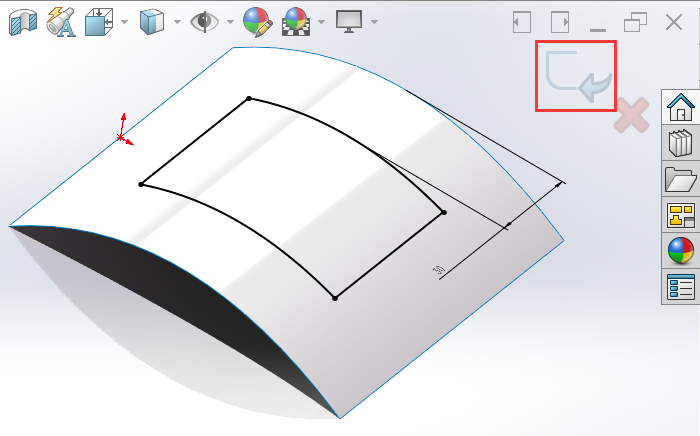 SOLIDWORKS曲面上偏移如何使用