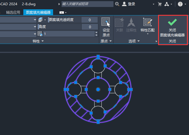 CAD图案颜色如何修改