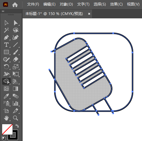 Illustrator绘制一个K歌APP图标