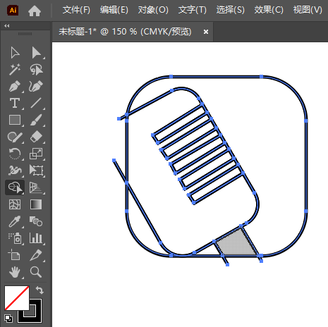 Illustrator绘制一个K歌APP图标