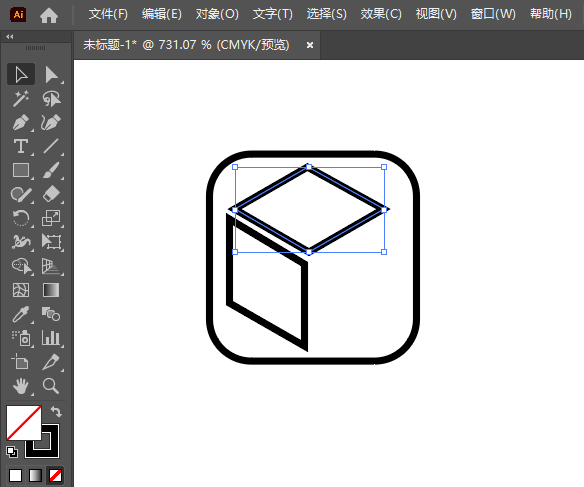 Illustrator2020如何绘制一个魔方APP图标