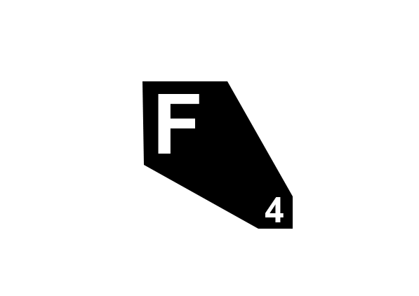 PS绘制一个F4图标