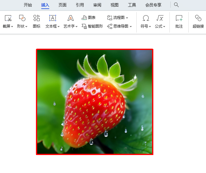 WPS如何加粗图片的边框