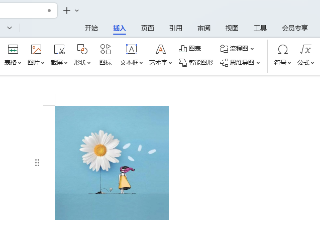 WPS插入的照片怎么重设大小