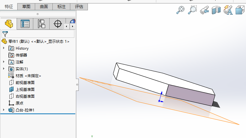 SOLIDWORKS如何等距离拉伸