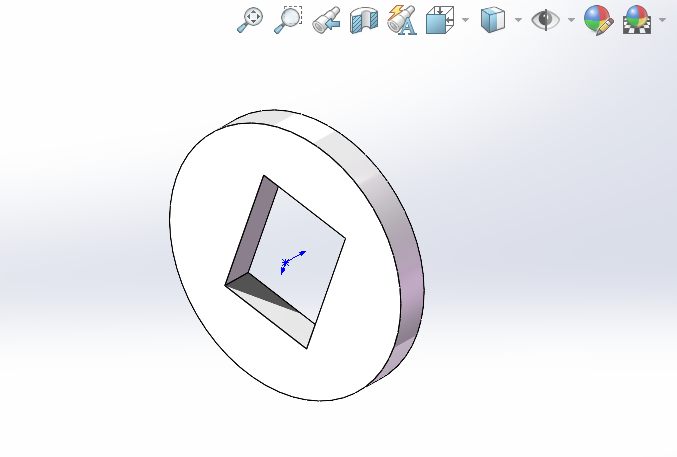 solidworks拉伸切除教程