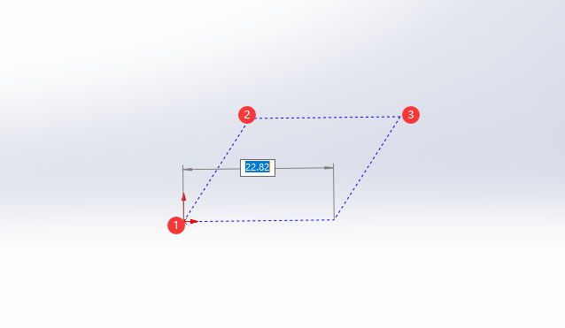 SOLIDWORKS创建平行四边形的方法