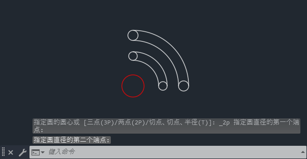 CAD2024创建一个WIFI图标的方法