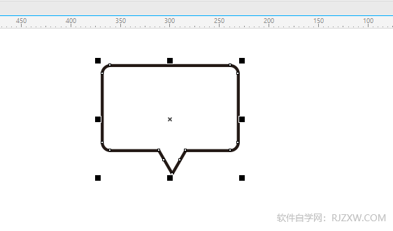 CDR2020如何设置对象的轮廓宽度