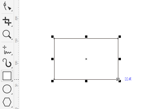 cdr矩形工具画出来的黑框线不见了怎么办