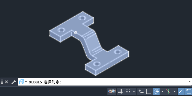 CAD2024的三维实体如何提取边