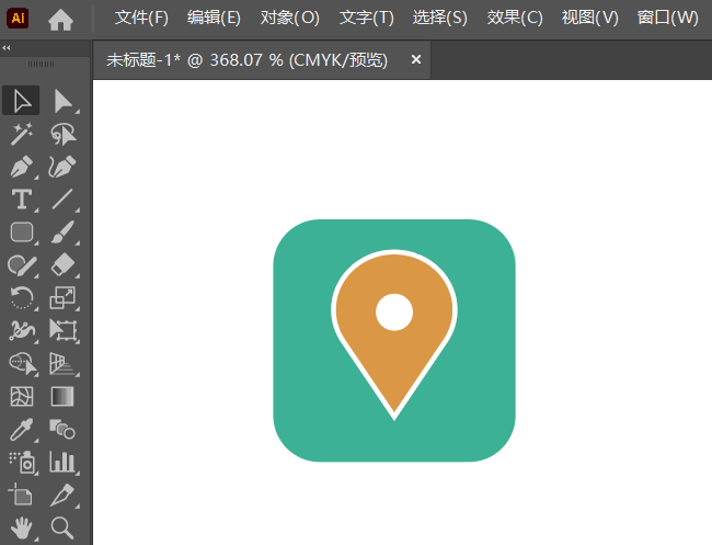 AI怎么设计坐标标记图标