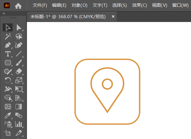 AI怎么设计坐标标记图标