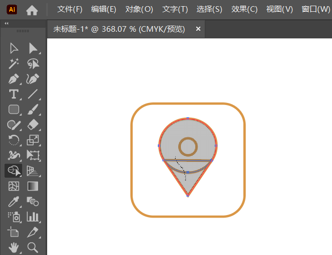 AI怎么设计坐标标记图标