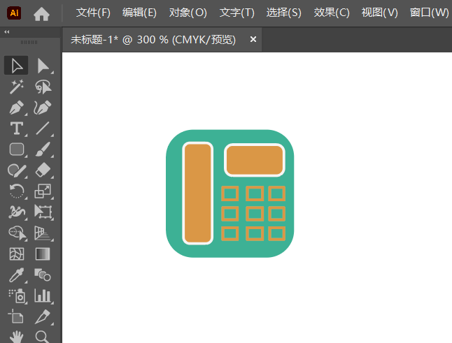 ai怎么设计座机图标