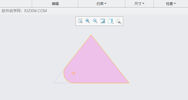 CREO圆形圆角如何使用