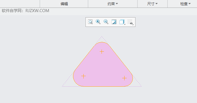 CREO圆形圆角如何使用
