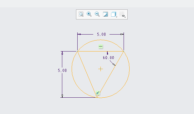 CREO的3点圆怎么创建