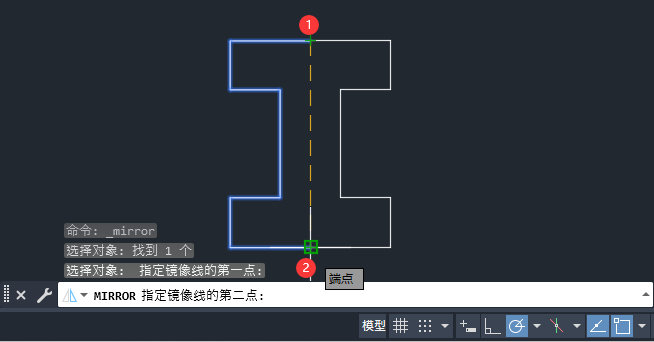 cad镜像怎么左右对称