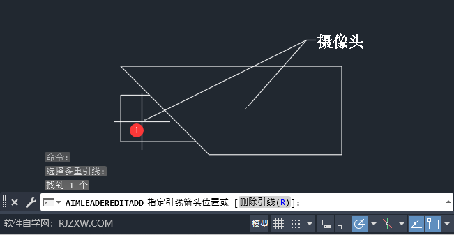 CAD2024如何添加引线的方法