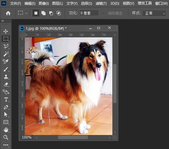 PS2022如何给图片调亮度与对比度