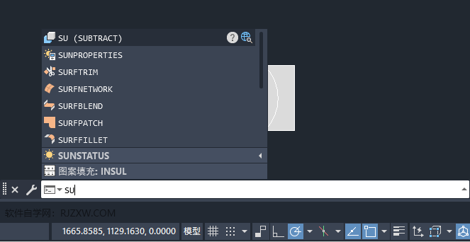 cad减去多余的面域详细介绍