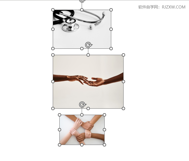 PPT图片怎么进行纵向分布设置