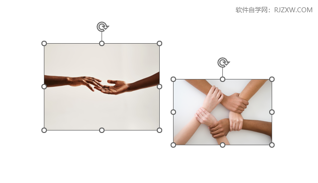 PPT2021怎么将两张图片进行顶端对齐