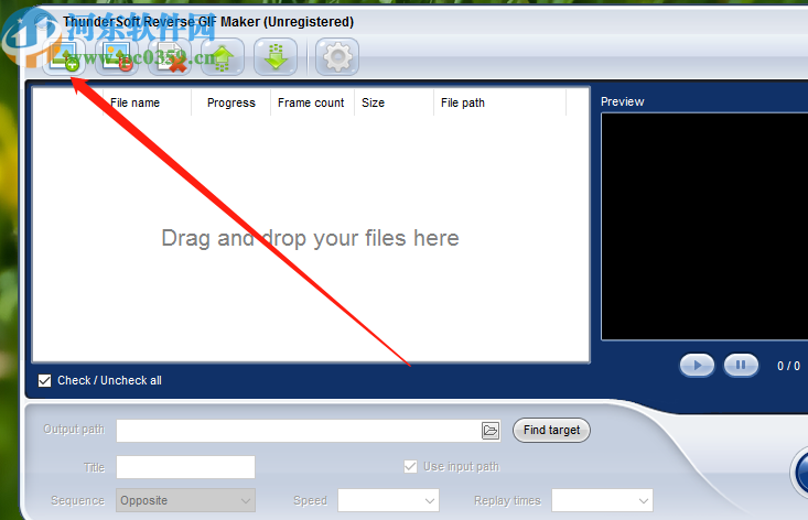 ThunderSoft Reverse GIF Maker逆向转换GIF的操作方法