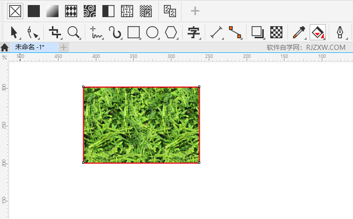 CDR2020怎么更改位图图样的方法