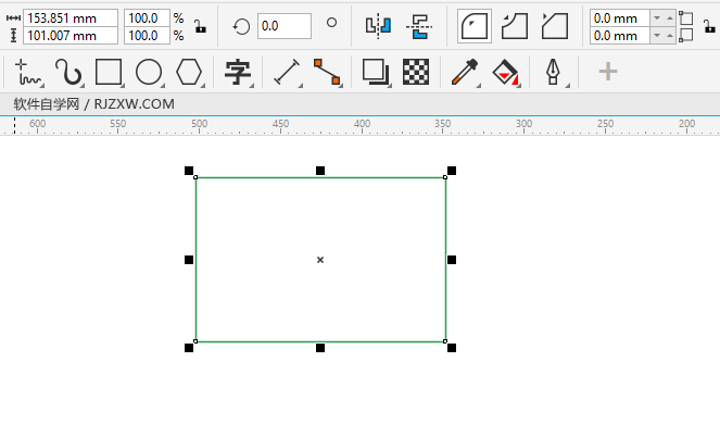 CDR2020轮廓颜色怎么使用