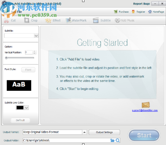 利用idoo Add Subtitles to Video给视频添加字幕的方法