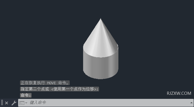 CAD2023怎么移动三维实体