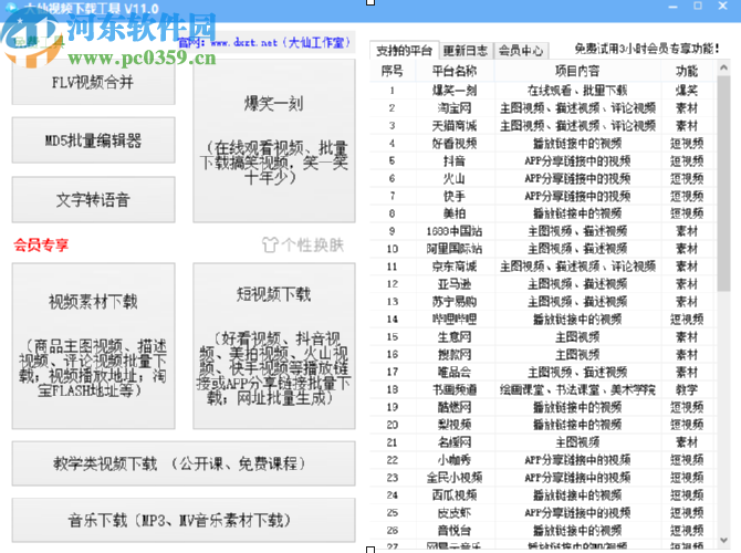 大仙视频下载工具批量下载短视频的方法