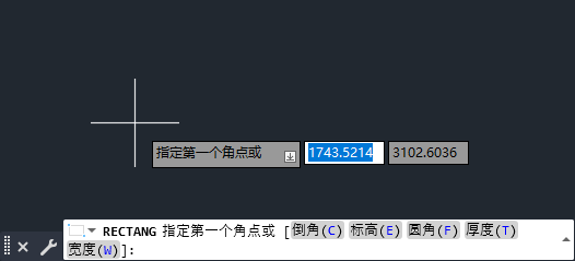 cad怎么直接画矩形