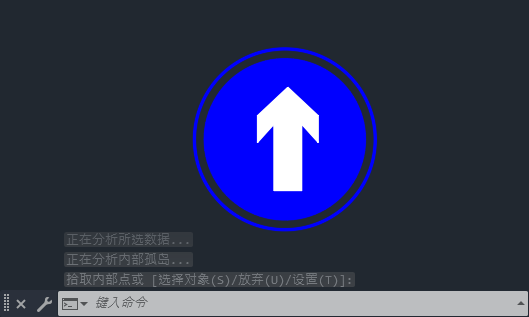 CAD怎么画直行图标
